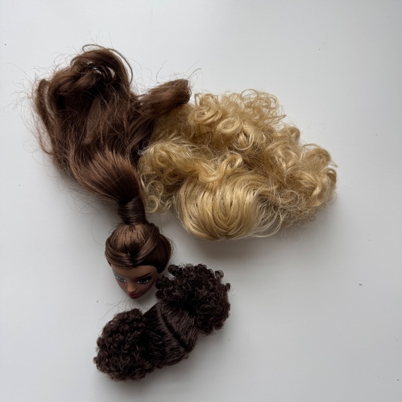 LUV Dolls Fashion Doll Dolls Head Heads Lot Set Of 3 - Picture 3 of 3